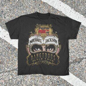 Michael Jackson Dangerous World Tour Vintage Style reprint
